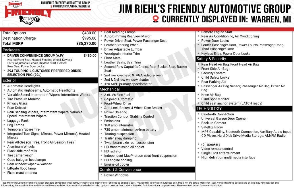 2013 CHRYSLER Town and Country