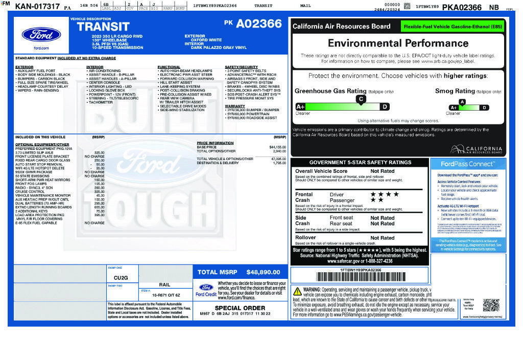 2023 FORD Transit